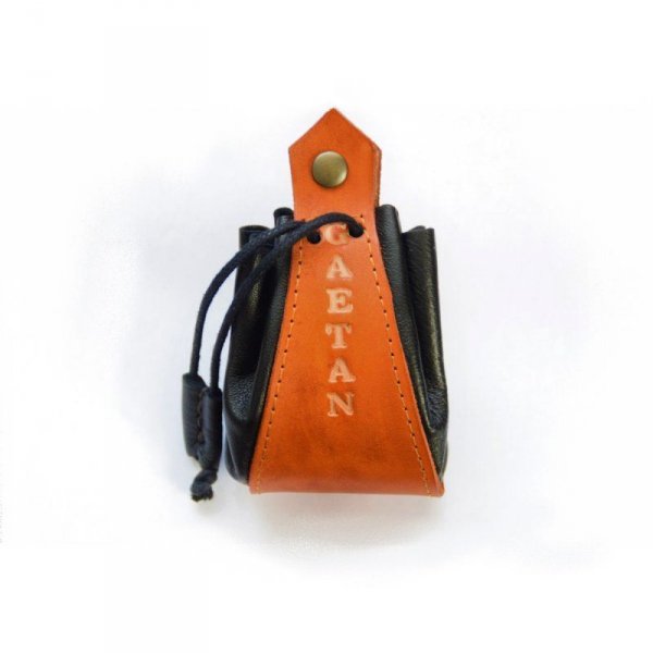 Geldb&ouml;rse aus Leder, die mit dem Vornamen personalisiert werden kann