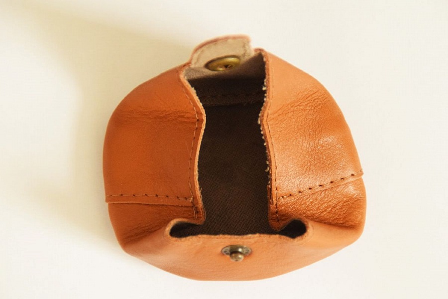 porte-monnaie de poche cuir