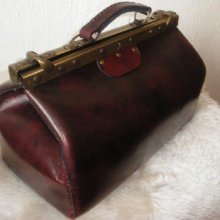 handgefertigte Vintage-Reisetasche